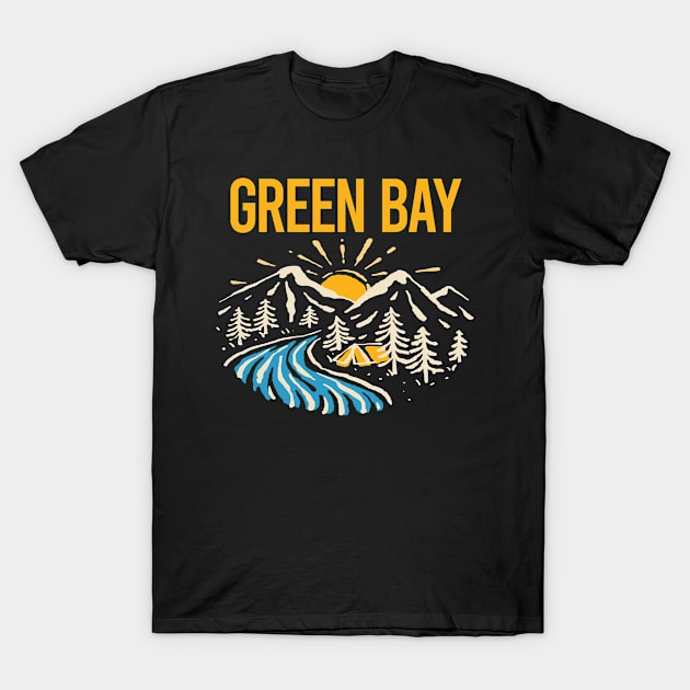 Nature Landscape Green Bay T-Shirt by rosenbaumquinton52